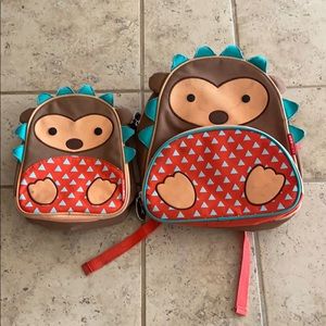 Skip hop preschool matching backpack + lunch box.